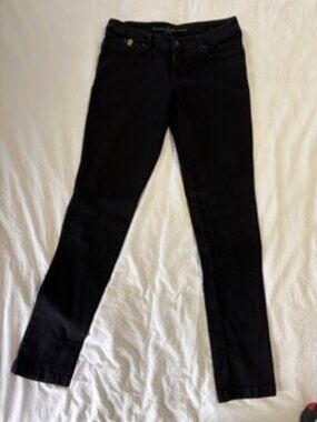Second Yoga Jeans, Black, Size 30